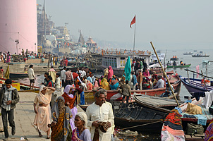 Indiens heilige Stadt Varanasi