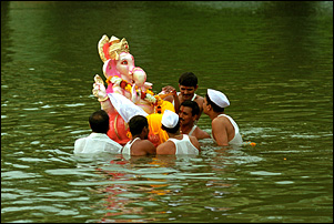 Das Ganesh-Fest soll umweltfreundlicher werden