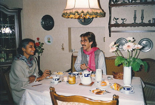 Medha Patkar zu Gast im Elternhaus, Bonn, 1991