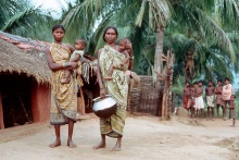 Frauen vom Volk der Kutia-Kondh in Orissa, Verwandte der Dongria-Kondh