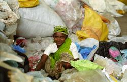 Plastik-Recycling-Fabrik in Pune